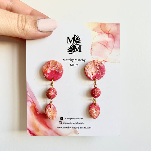 Statement Earrings with Beads